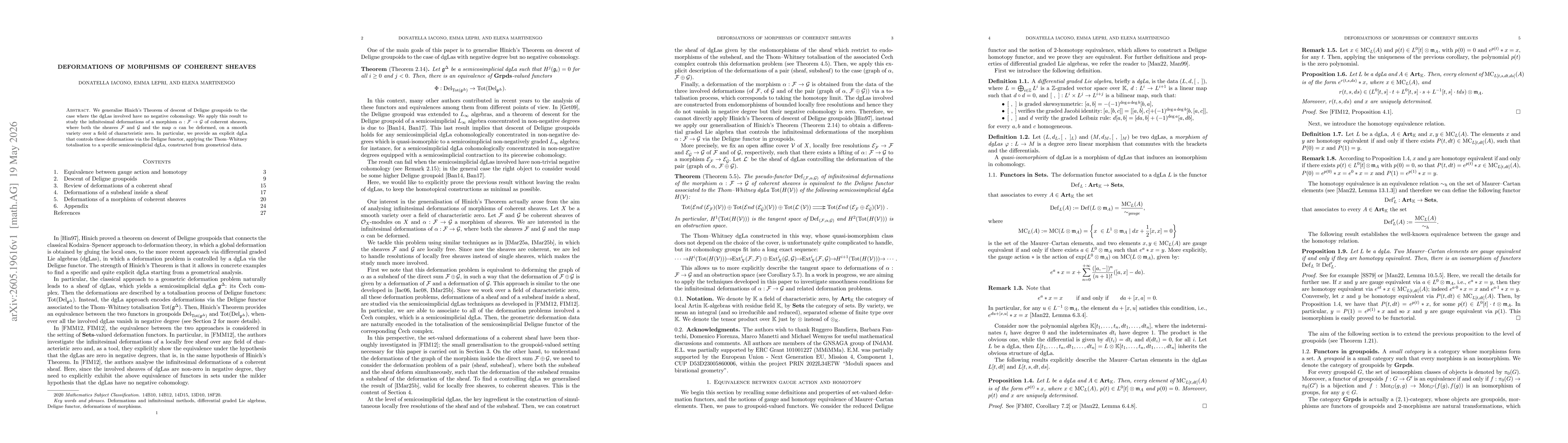 Thumbnail for Deformations of morphisms of coherent sheaves