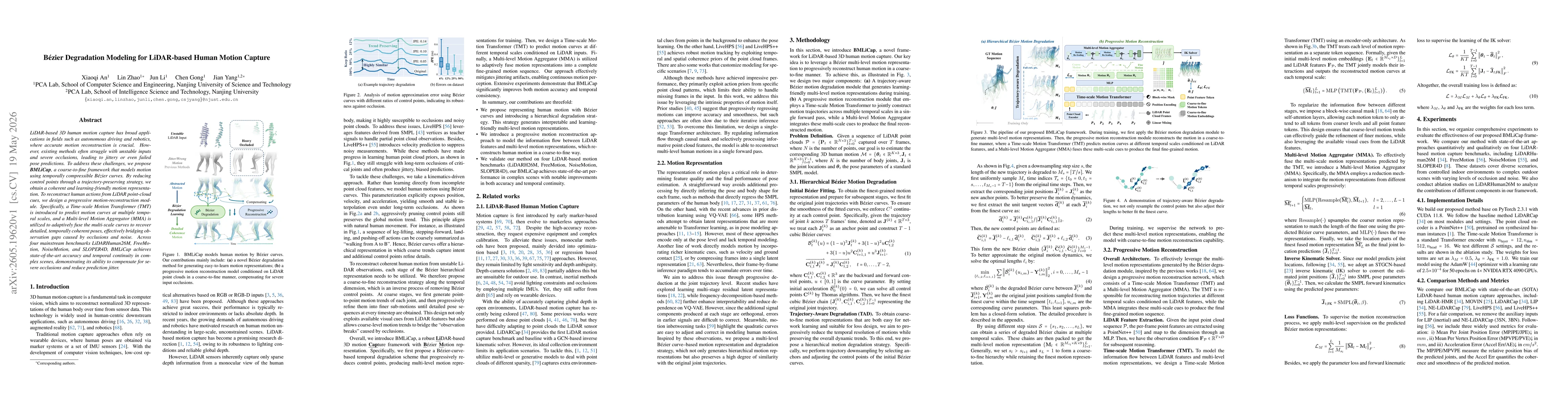 Thumbnail for Bézier Degradation Modeling for LiDAR-based Human Motion Capture