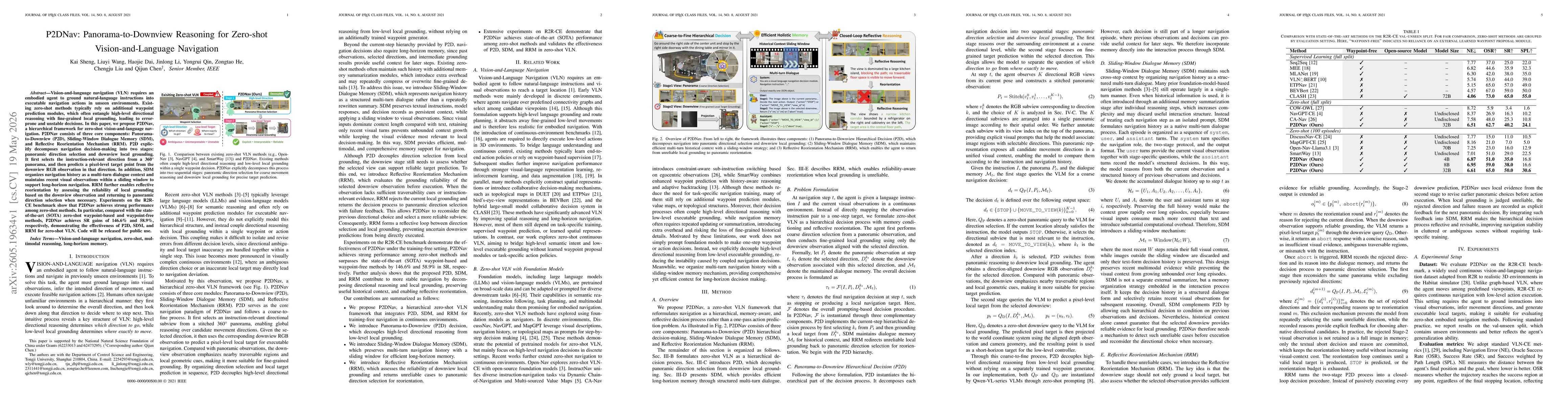 Thumbnail for P2DNav: Panorama-to-Downview Reasoning for Zero-shot Vision-and-Language Navigation