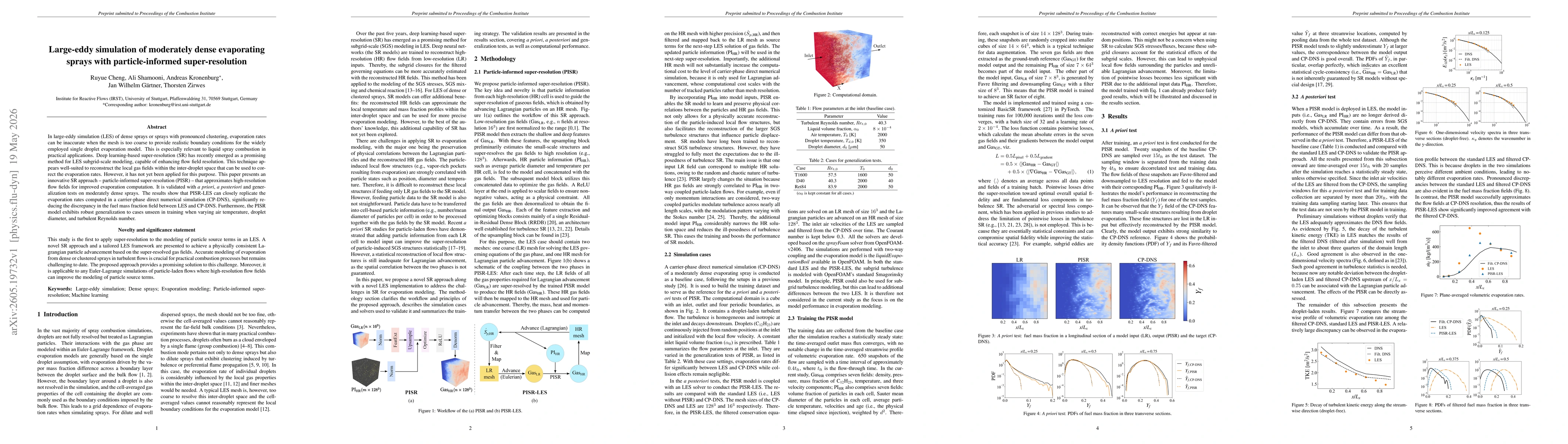 Thumbnail for Large-eddy simulation of moderately dense evaporating sprays with particle-informed super-resolution
