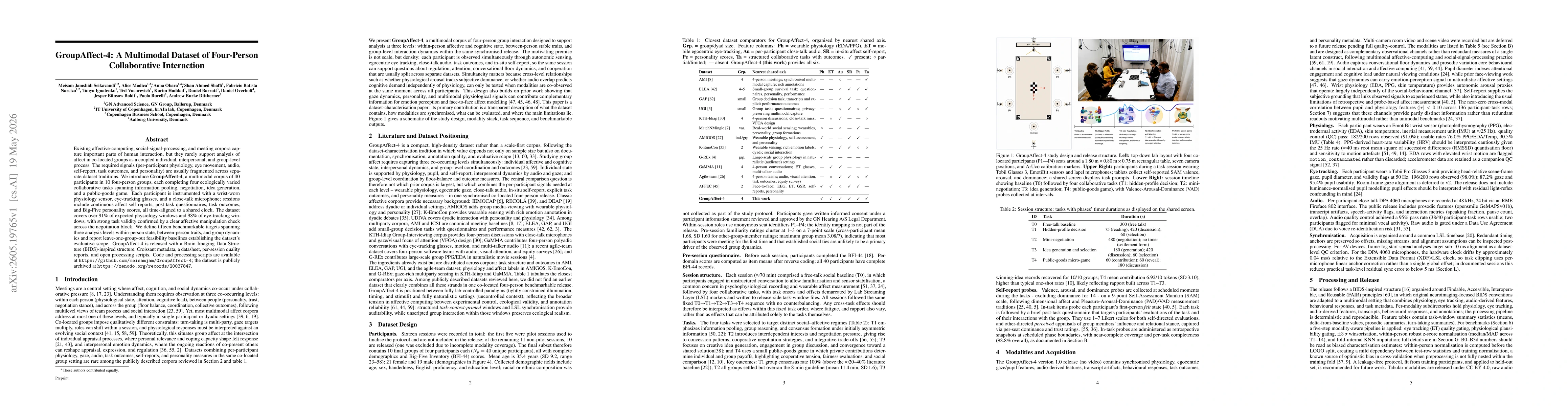 Thumbnail for GroupAffect-4: A Multimodal Dataset of Four-Person Collaborative Interaction