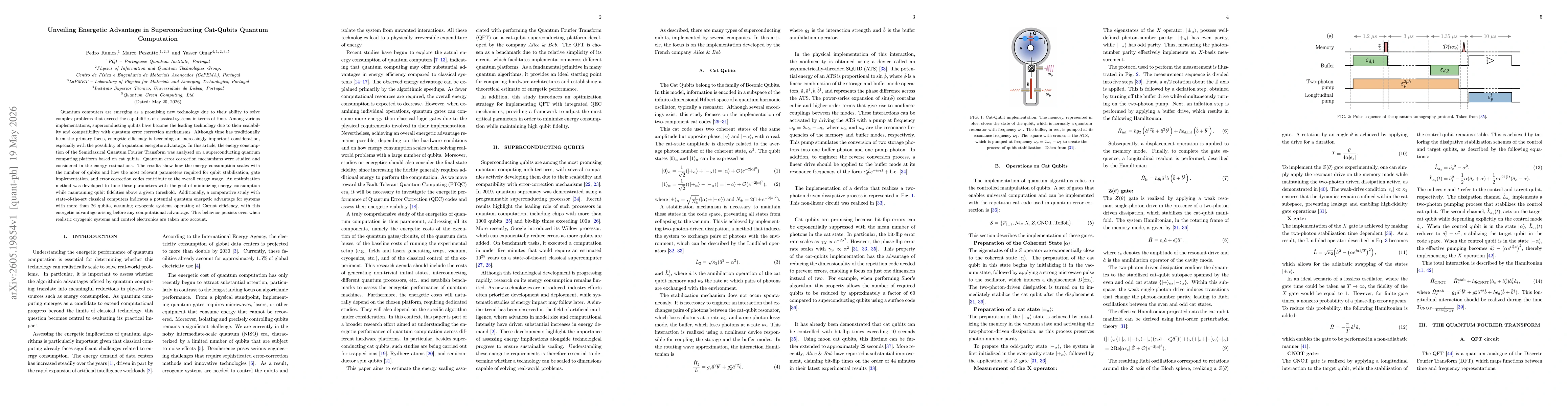 Thumbnail for Unveiling Energetic Advantage in Superconducting Cat-Qubits Quantum Computation