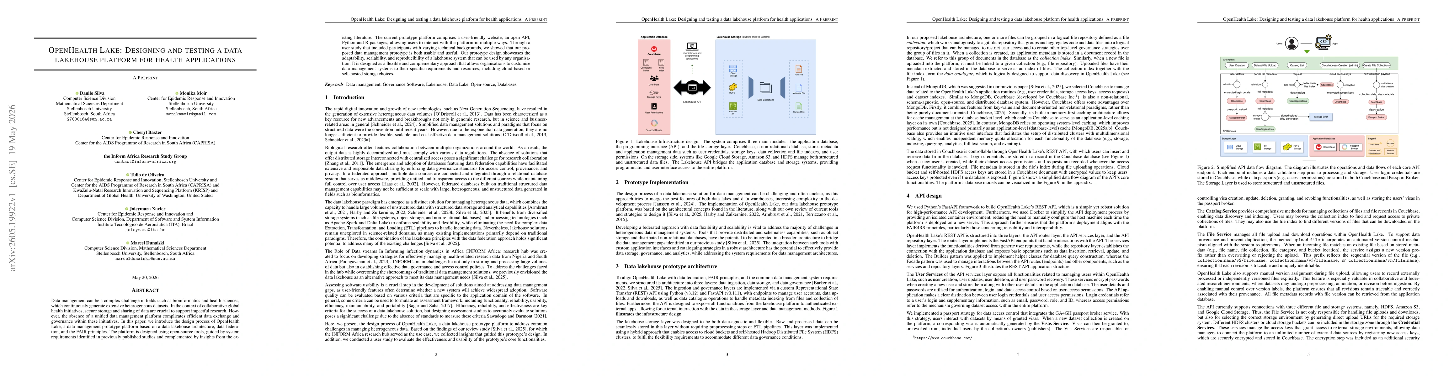 Thumbnail for OpenHealth Lake: Designing and testing a data lakehouse platform for health applications
