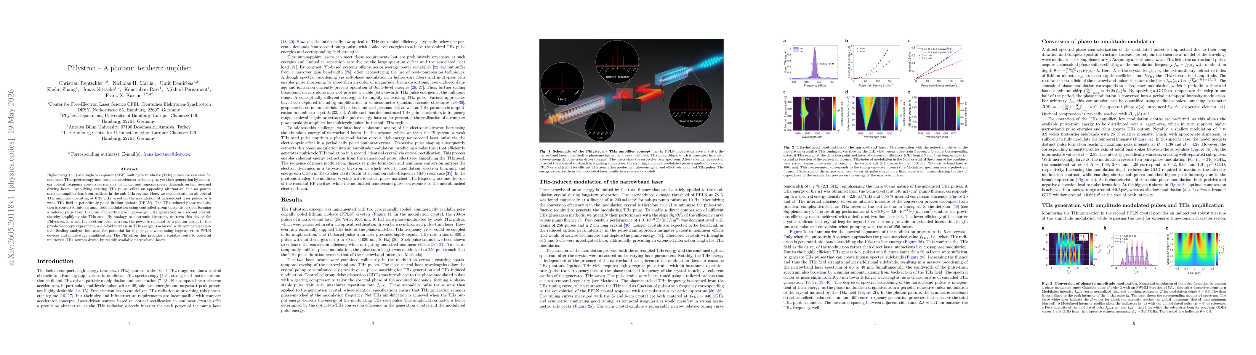 Thumbnail for Phlystron -- A photonic terahertz amplifier