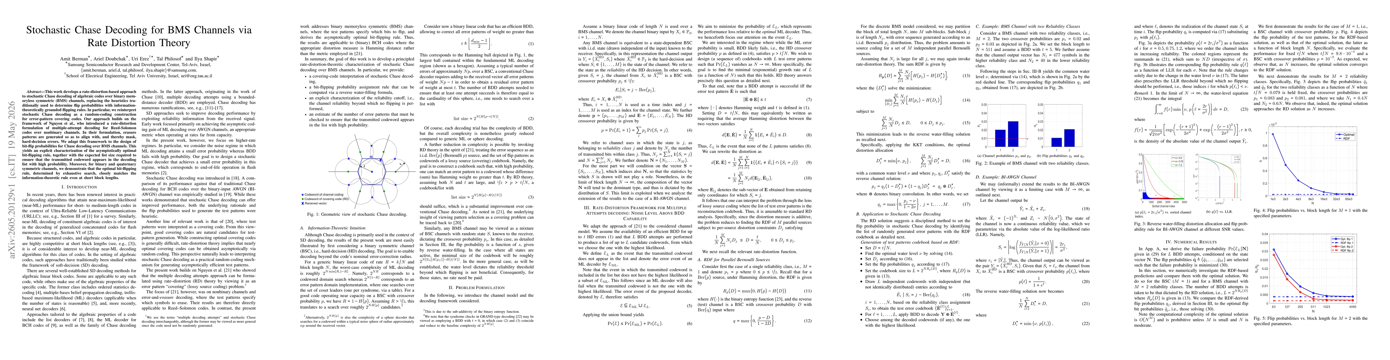 Thumbnail for Stochastic Chase Decoding for BMS Channels via Rate Distortion Theory