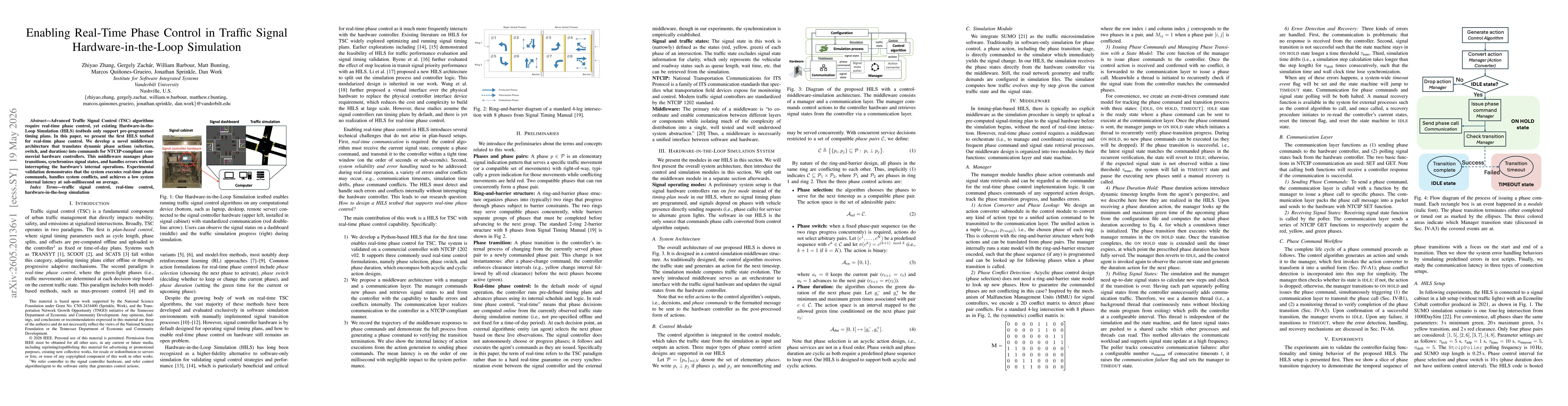 Thumbnail for Enabling Real-Time Phase Control in Traffic Signal Hardware-in-the-Loop Simulation