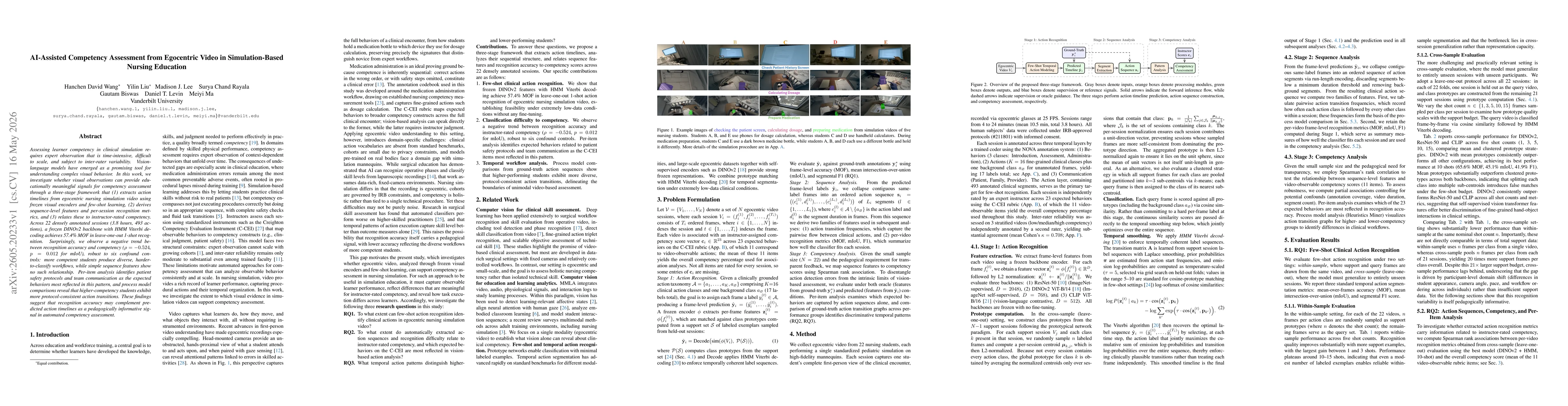 Thumbnail for AI-Assisted Competency Assessment from Egocentric Video in Simulation-Based Nursing Education