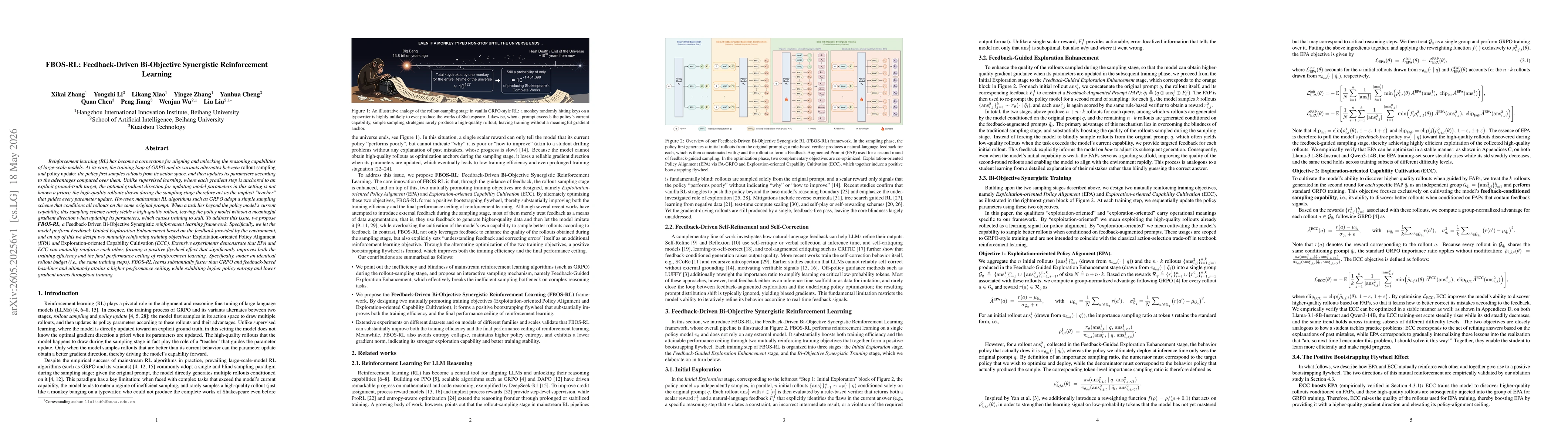 Thumbnail for FBOS-RL: Feedback-Driven Bi-Objective Synergistic Reinforcement Learning