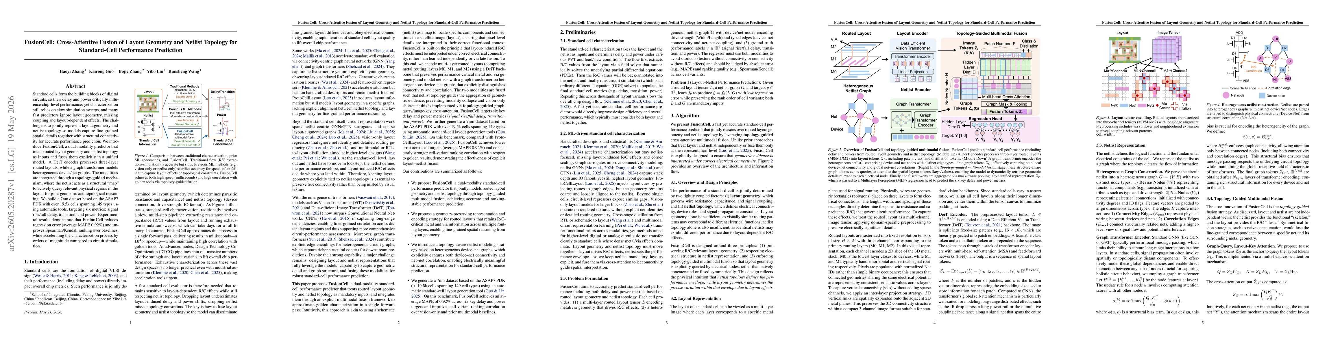 Thumbnail for FusionCell: Cross-Attentive Fusion of Layout Geometry and Netlist Topology for Standard-Cell Performance Prediction