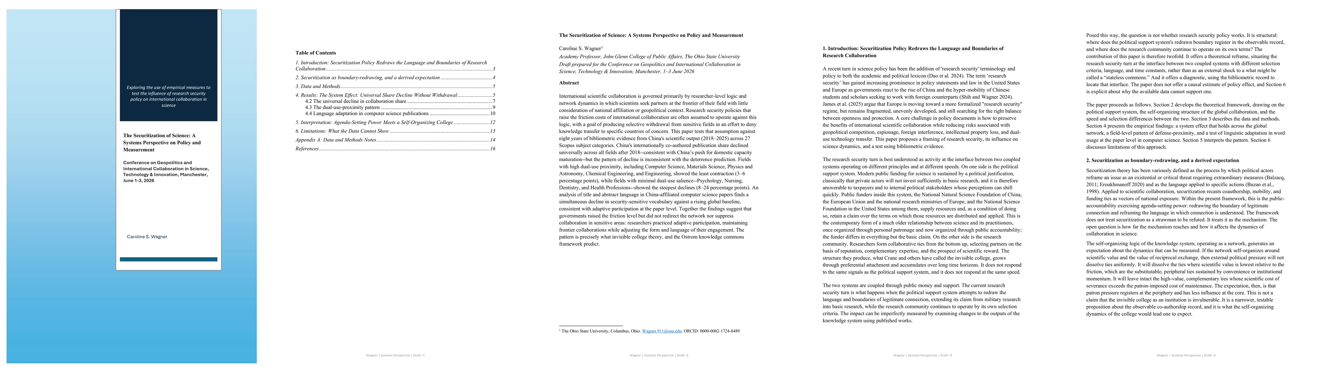 Thumbnail for The Securitization of Science: A Systems Perspective on Policy and Measurement