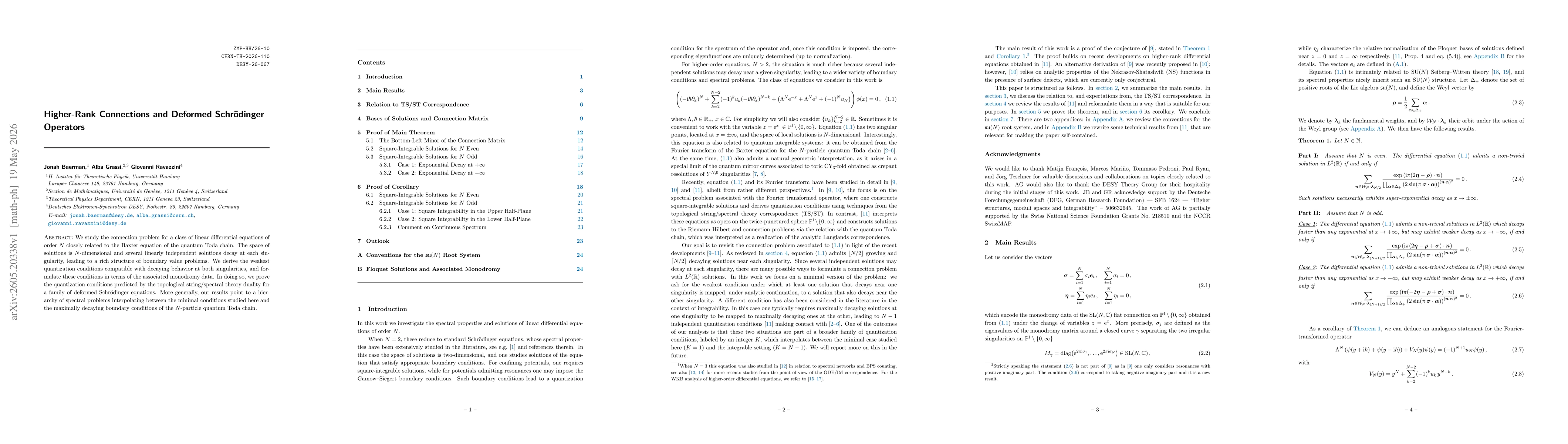 Thumbnail for Higher-Rank Connections and Deformed Schrödinger Operators
