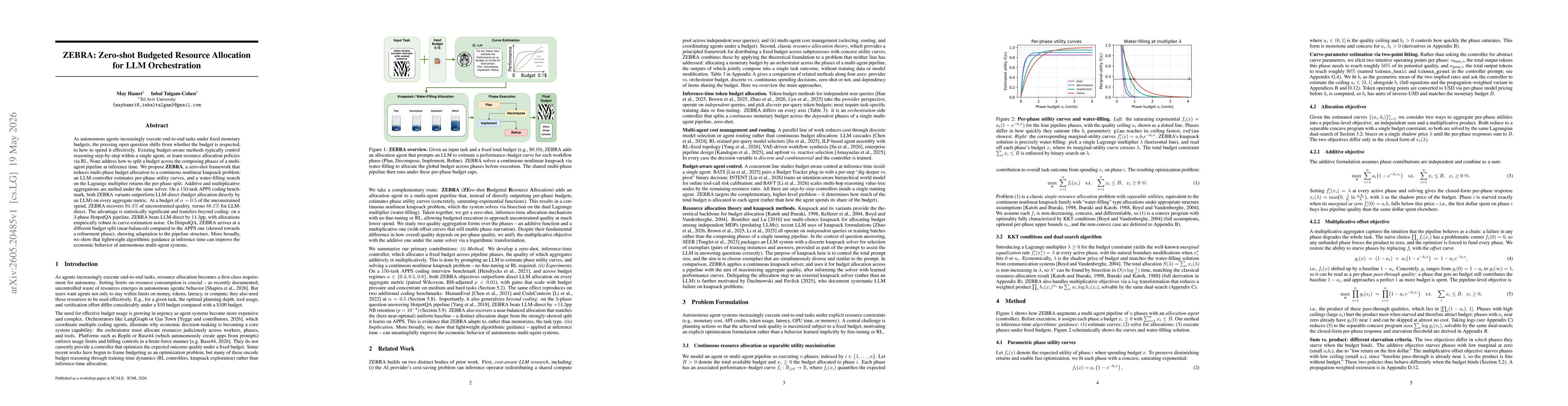 Thumbnail for ZEBRA: Zero-shot Budgeted Resource Allocation for LLM Orchestration