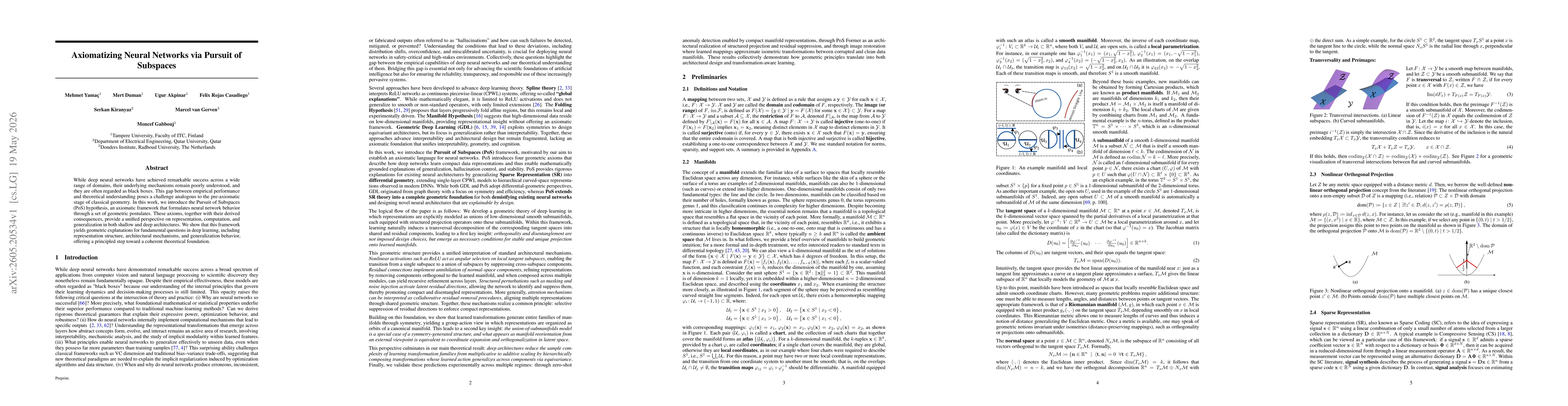 Thumbnail for Axiomatizing Neural Networks via Pursuit of Subspaces