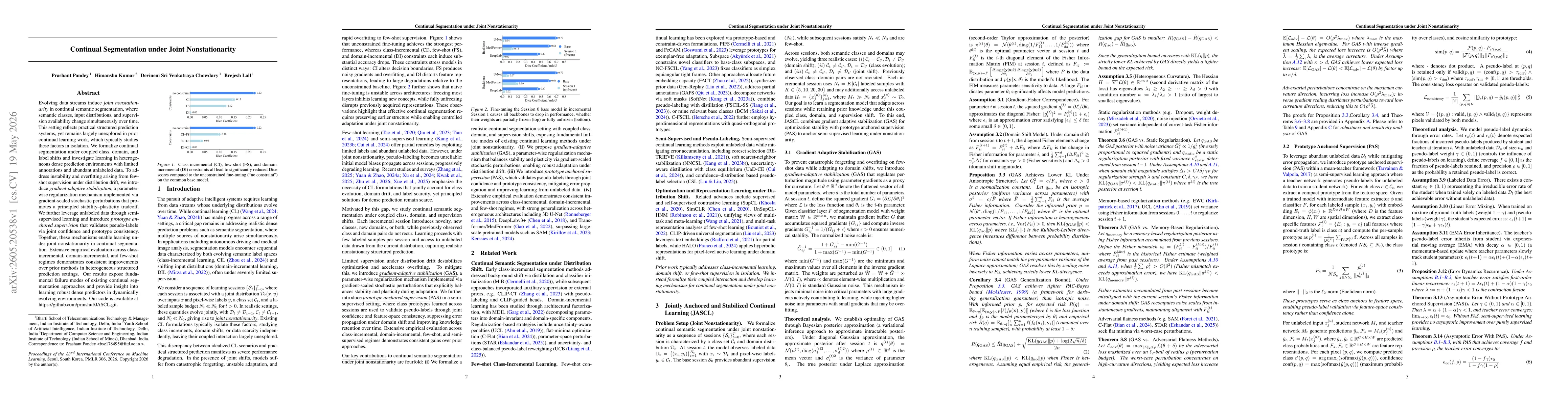 Thumbnail for Continual Segmentation under Joint Nonstationarity