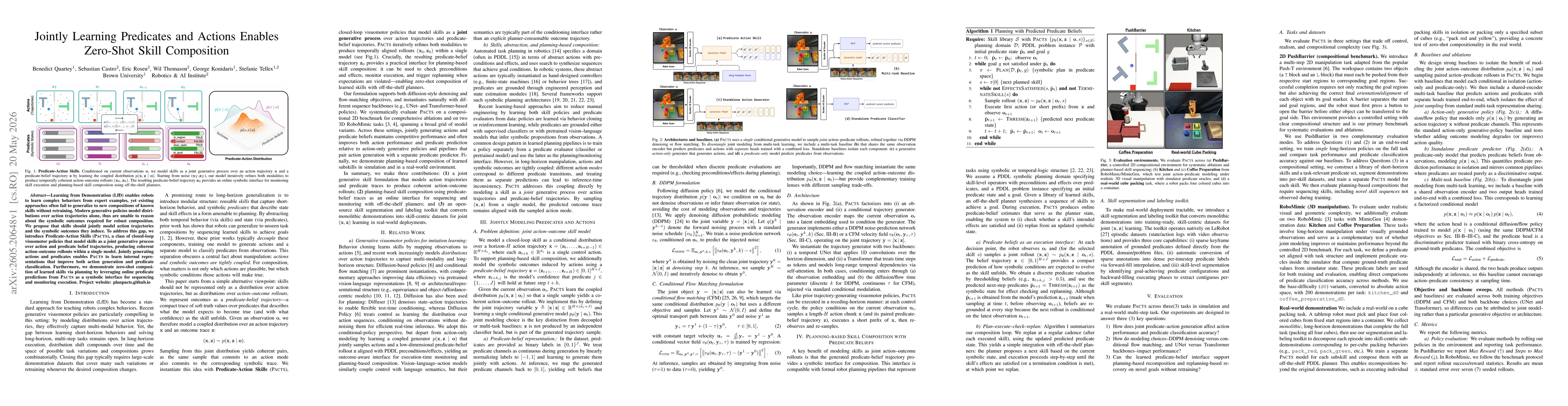 Thumbnail for Jointly Learning Predicates and Actions Enables Zero-Shot Skill Composition