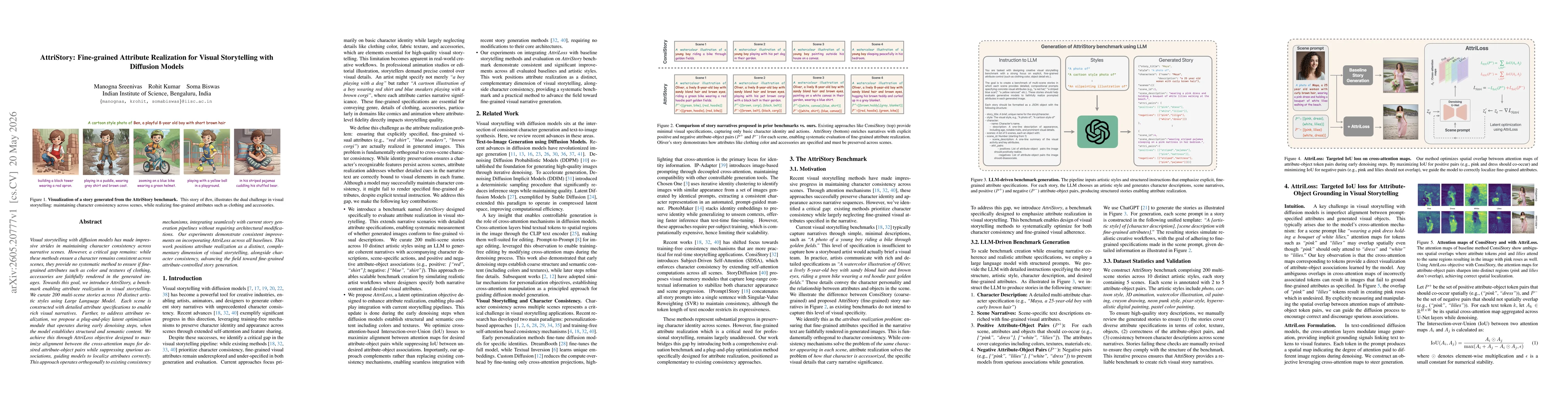 Thumbnail for AttriStory: Fine-grained Attribute Realization for Visual Storytelling with Diffusion Models