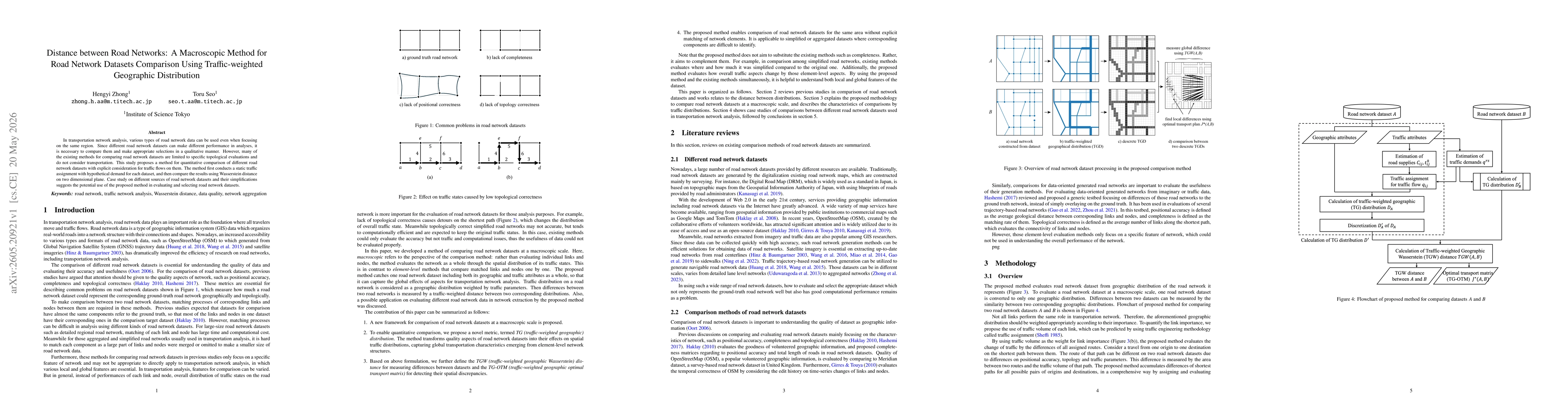 Thumbnail for Distance between Road Networks: A Macroscopic Method for Road Network Datasets Comparison Using Traffic-weighted Geographic Distribution