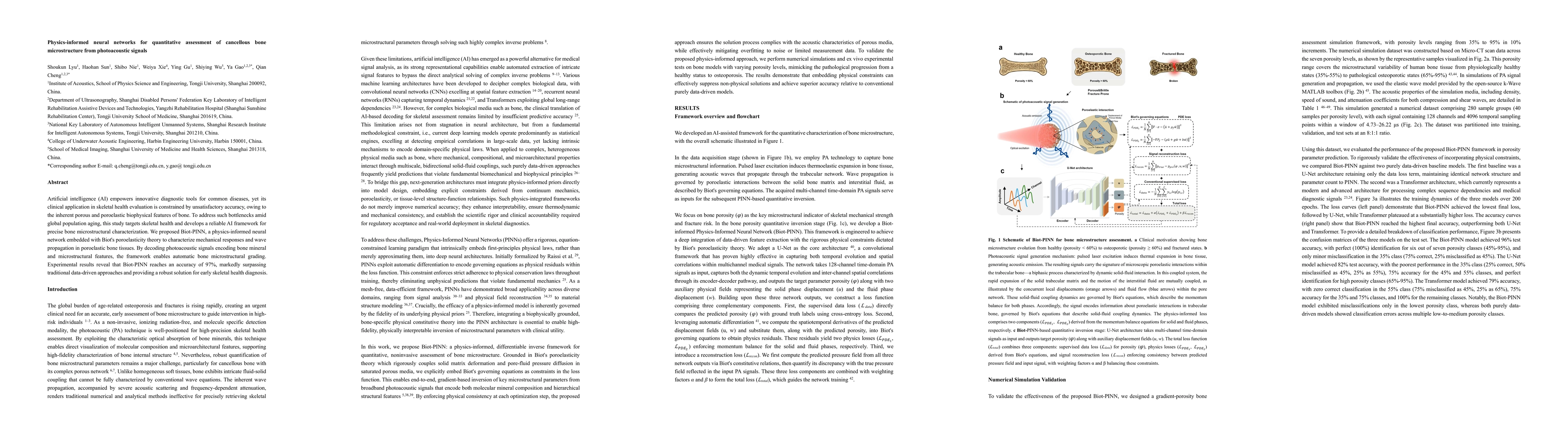 Thumbnail for Physics-informed neural networks for quantitative assessment of cancellous bone microstructure from photoacoustic signals