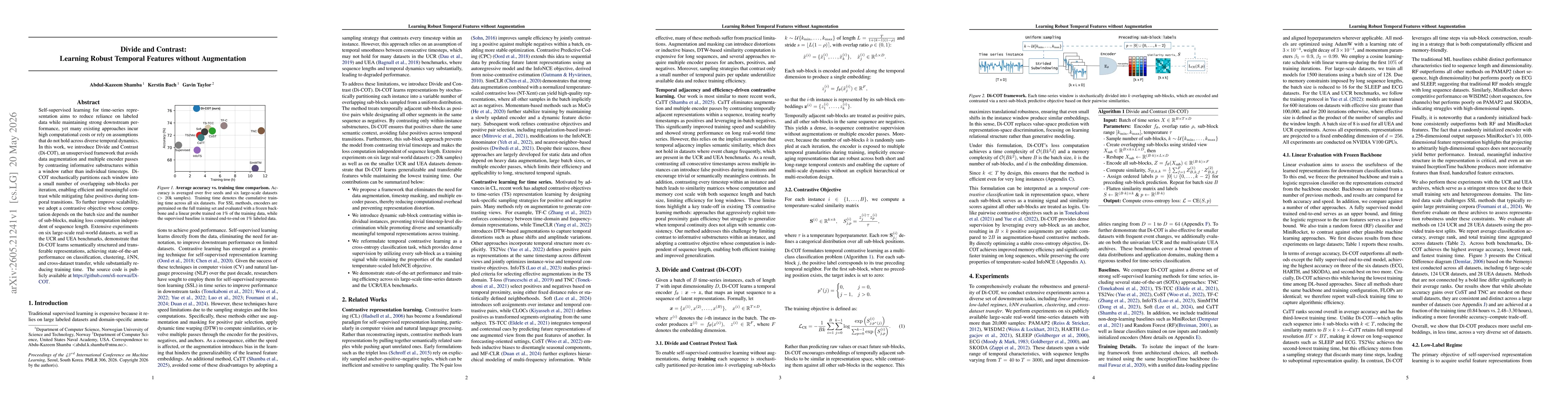 Thumbnail for Divide and Contrast: Learning Robust Temporal Features without Augmentation