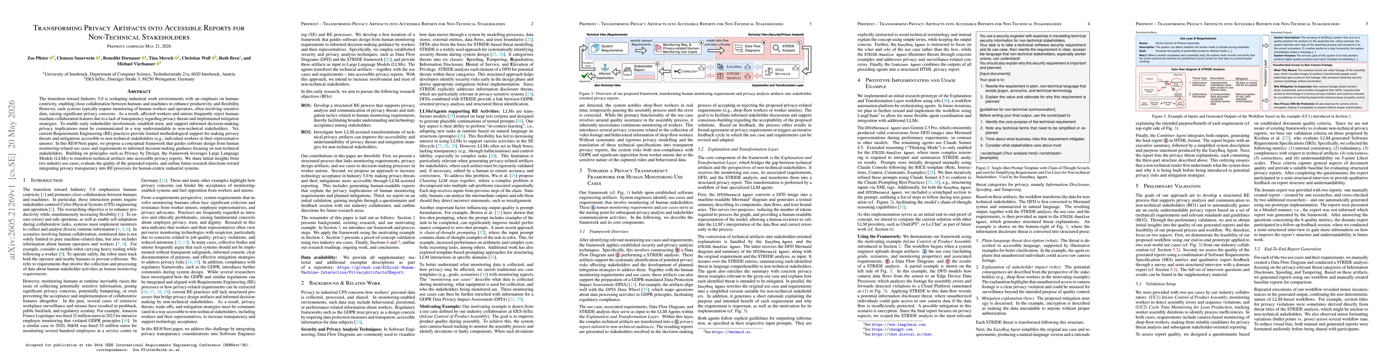 Thumbnail for Transforming Privacy Artifacts into Accessible Reports for Non-Technical Stakeholders