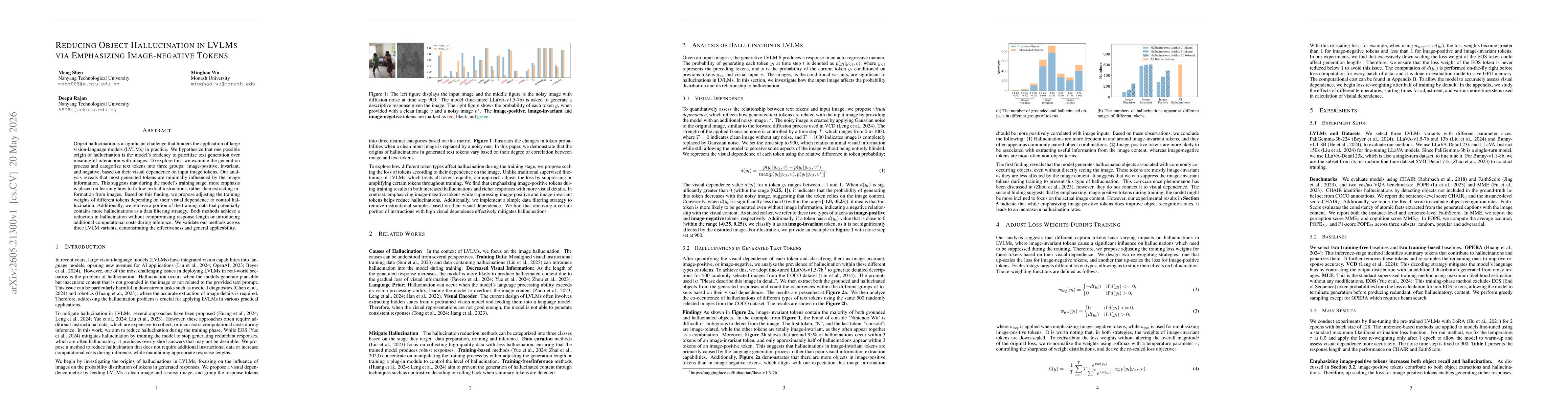 Thumbnail for Reducing Object Hallucination in LVLMs via Emphasizing Image-negative Tokens