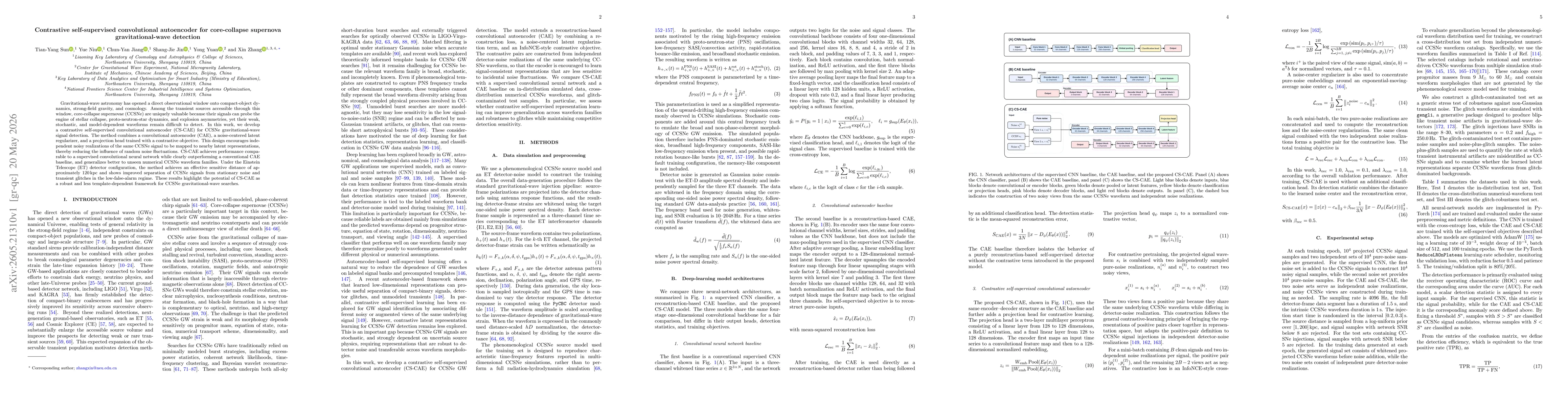 Thumbnail for Contrastive self-supervised convolutional autoencoder for core-collapse supernova gravitational-wave detection