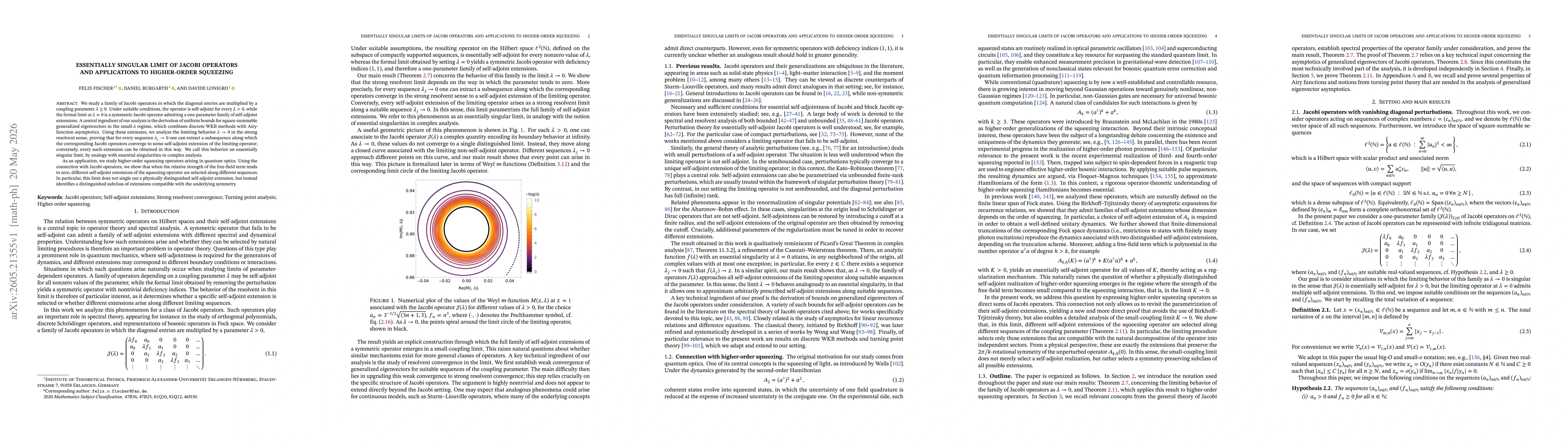 Thumbnail for Essentially singular limits of Jacobi operators and applications to higher-order squeezing