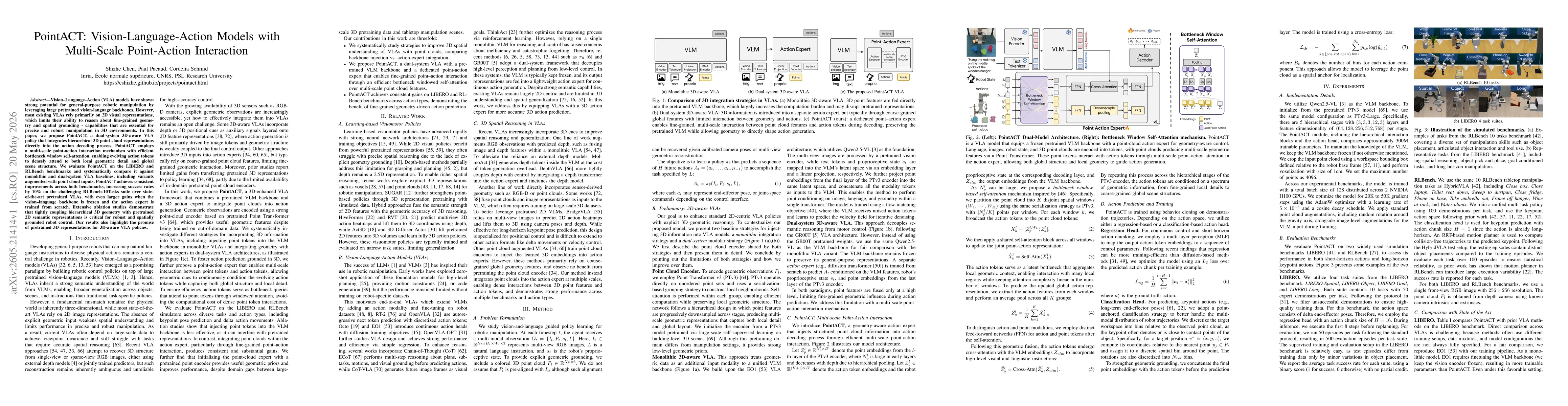 Thumbnail for PointACT: Vision-Language-Action Models with Multi-Scale Point-Action Interaction