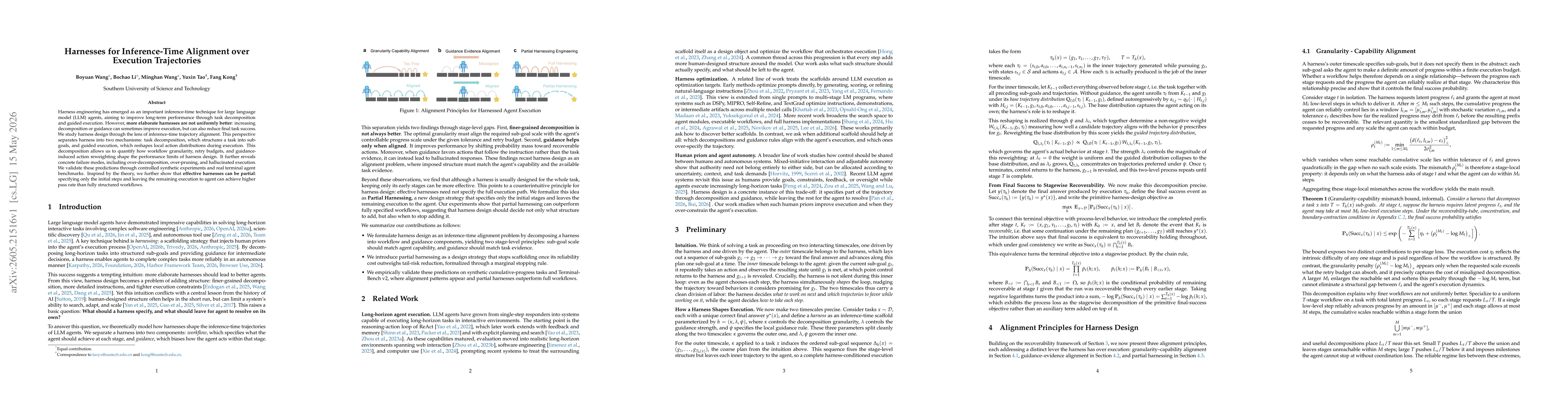 Thumbnail for Harnesses for Inference-Time Alignment over Execution Trajectories