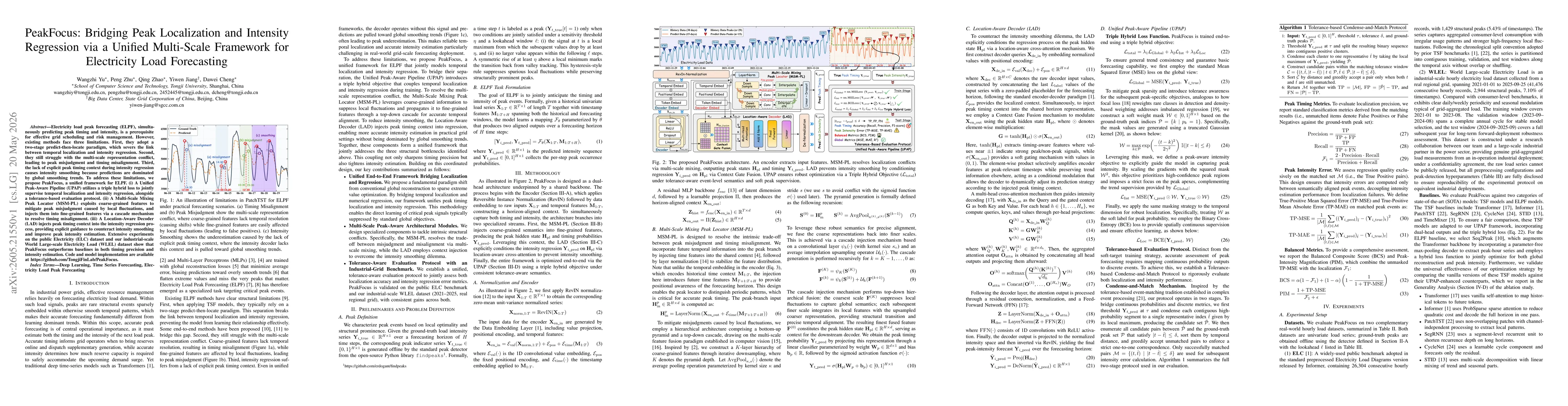 Thumbnail for PeakFocus: Bridging Peak Localization and Intensity Regression via a Unified Multi-Scale Framework for Electricity Load Forecasting