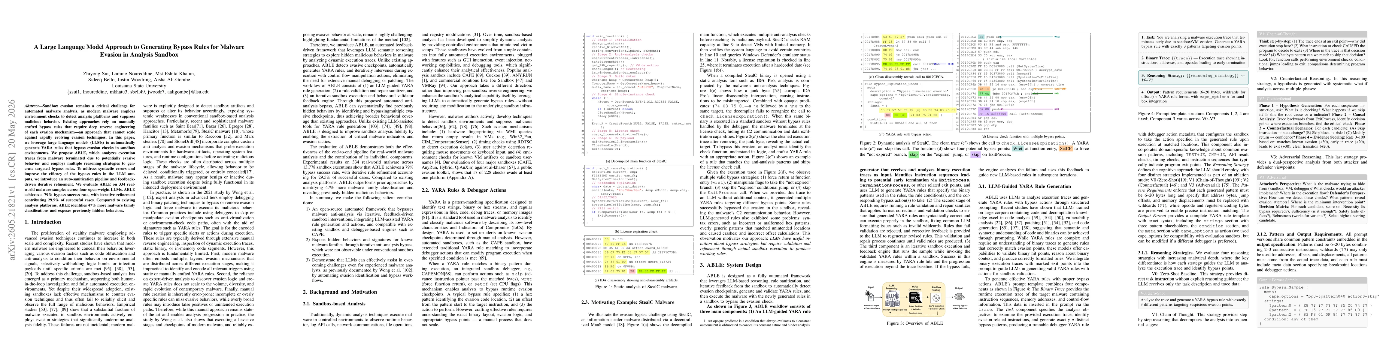 Thumbnail for A Large Language Model Approach to Generating Bypass Rules for Malware Evasion in Analysis Sandbox