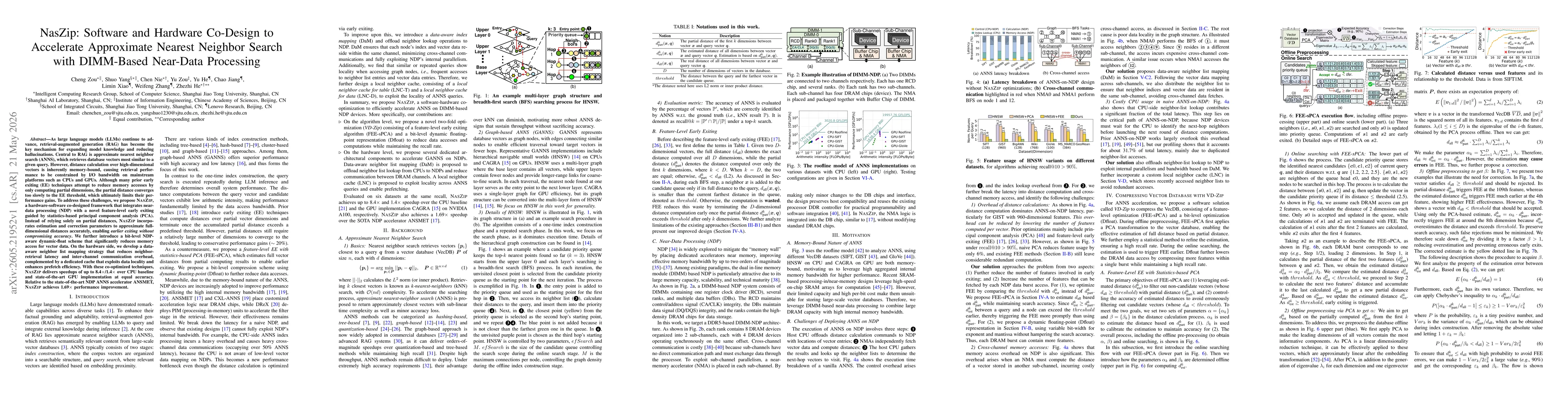 Thumbnail for NasZip: Software and Hardware Co-Design to Accelerate Approximate Nearest Neighbor Search with DIMM-Based Near-Data Processing