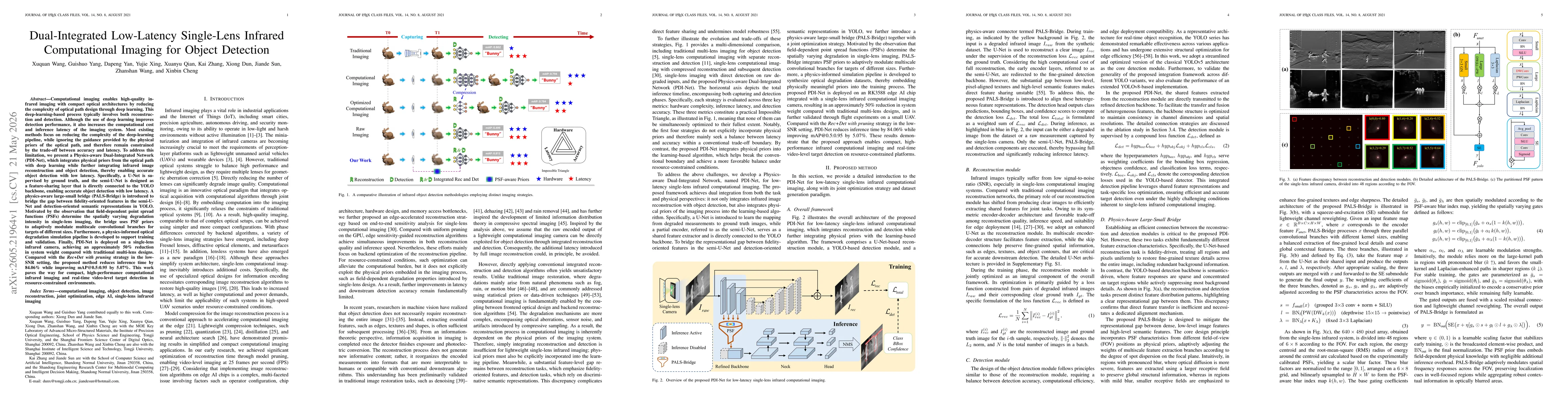 Thumbnail for Dual-Integrated Low-Latency Single-Lens Infrared Computational Imaging for Object Detection