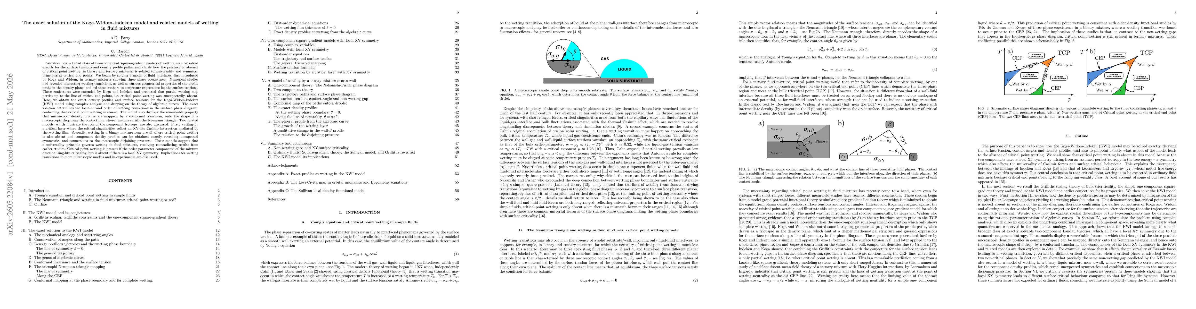Thumbnail for The exact solution of the Koga-Widom-Indekeu model and related models of wetting in fluid mixtures