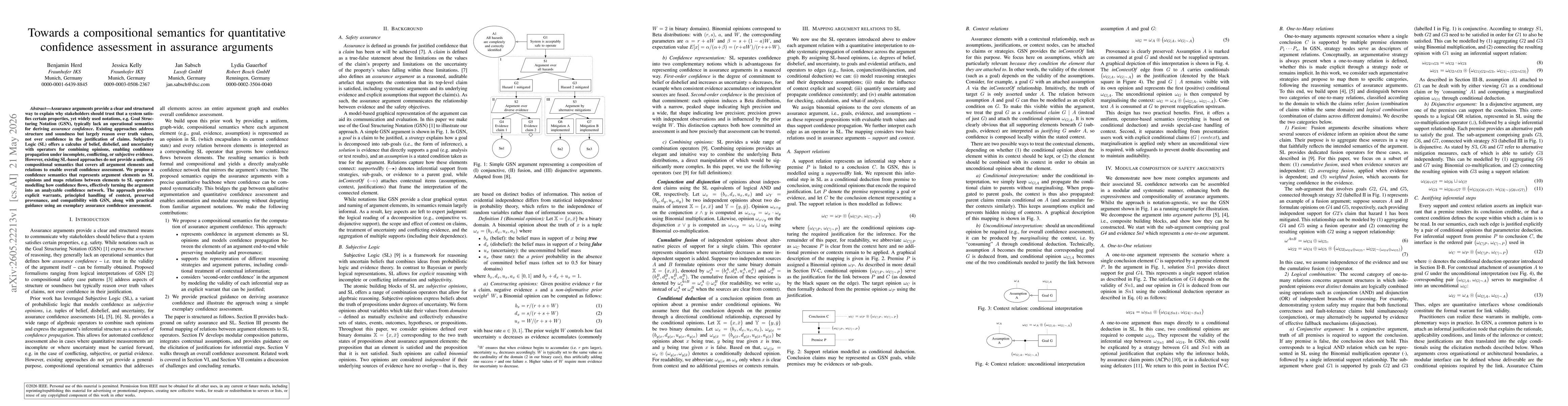 Thumbnail for Towards a compositional semantics for quantitative confidence assessment in assurance arguments