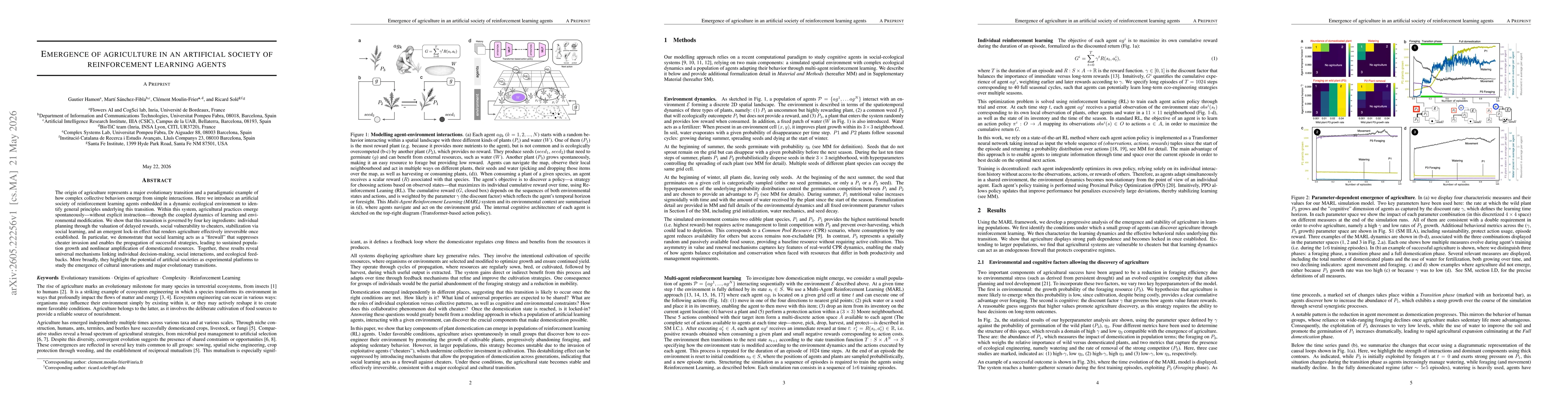 Thumbnail for Emergence of agriculture in an artificial society of reinforcement learning agents