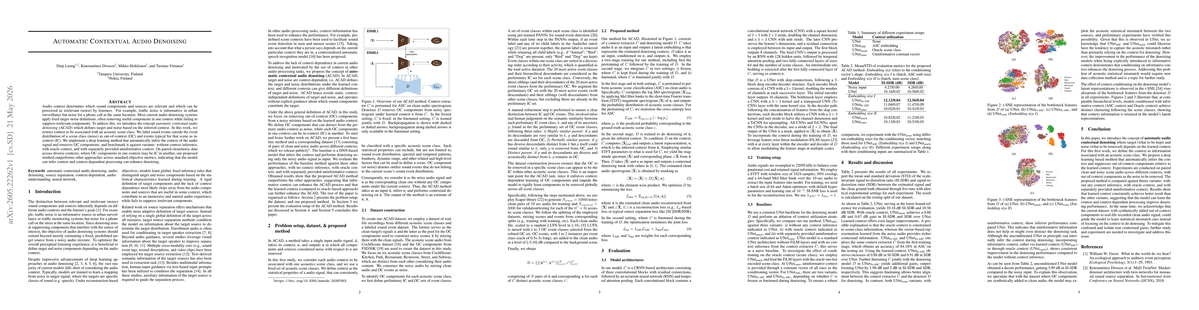 Thumbnail for Automatic Contextual Audio Denoising