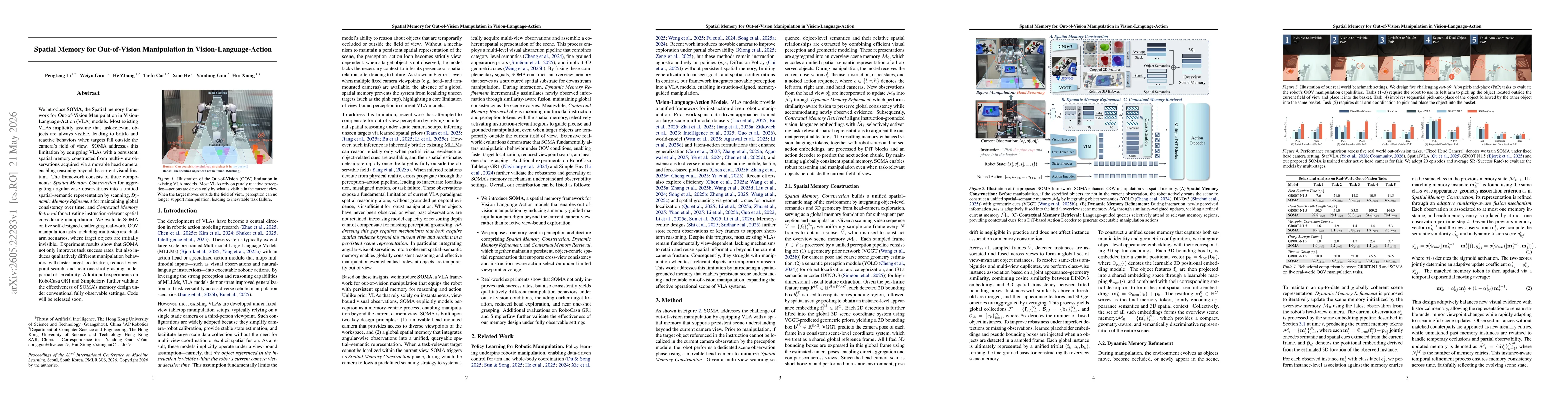 Thumbnail for Spatial Memory for Out-of-Vision Manipulation in Vision-Language-Action