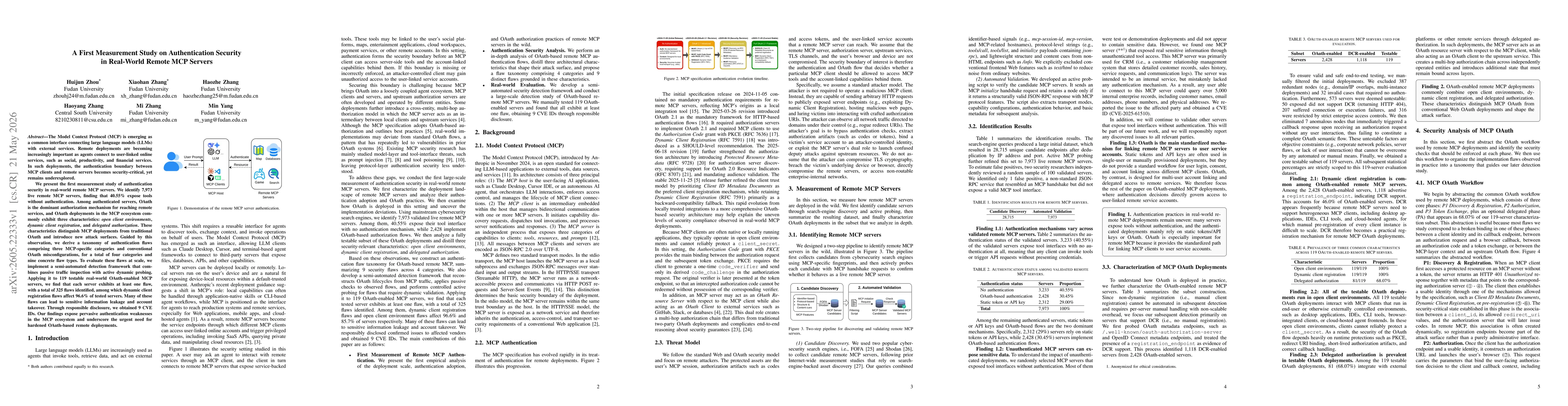 Thumbnail for A First Measurement Study on Authentication Security in Real-World Remote MCP Servers