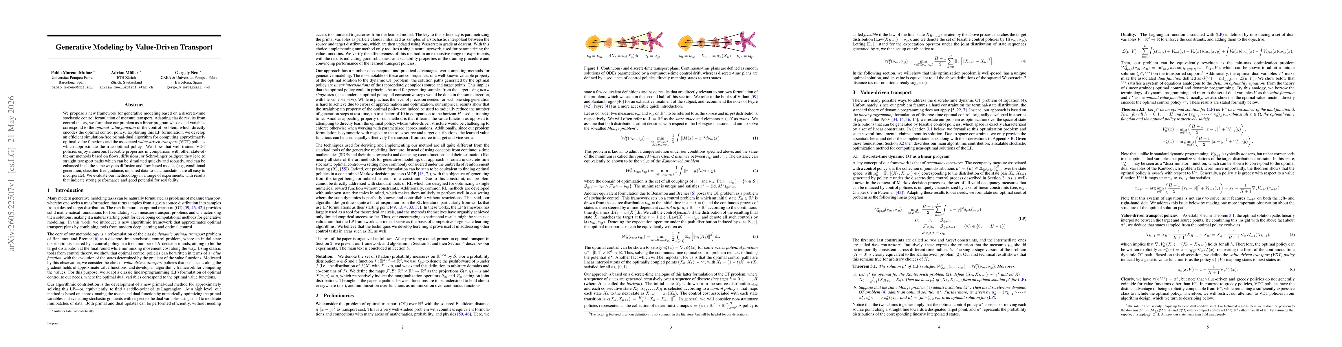 Thumbnail for Generative Modeling by Value-Driven Transport