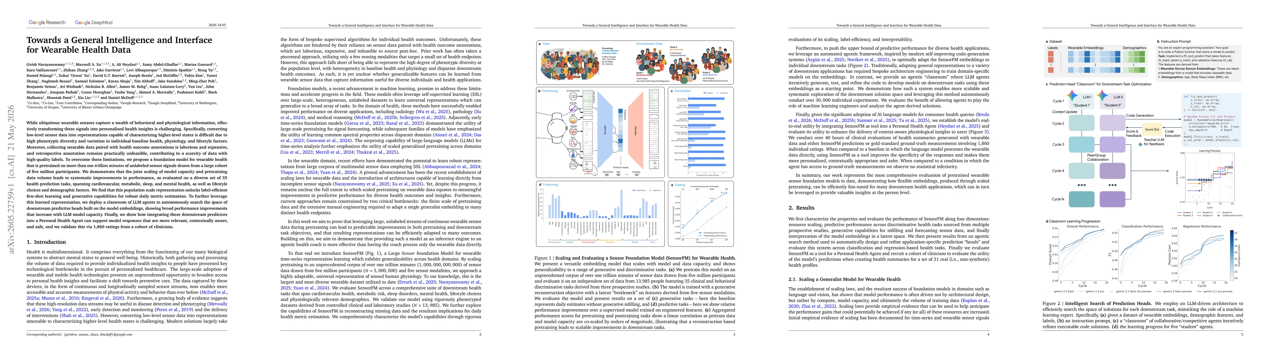 Thumbnail for Towards a General Intelligence and Interface for Wearable Health Data