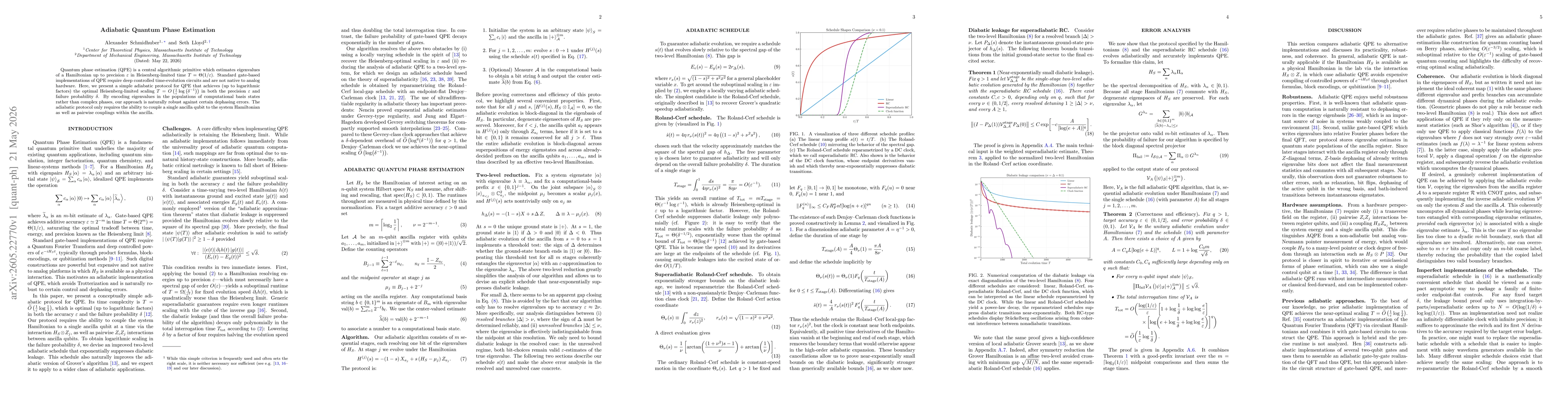 Thumbnail for Adiabatic Quantum Phase Estimation