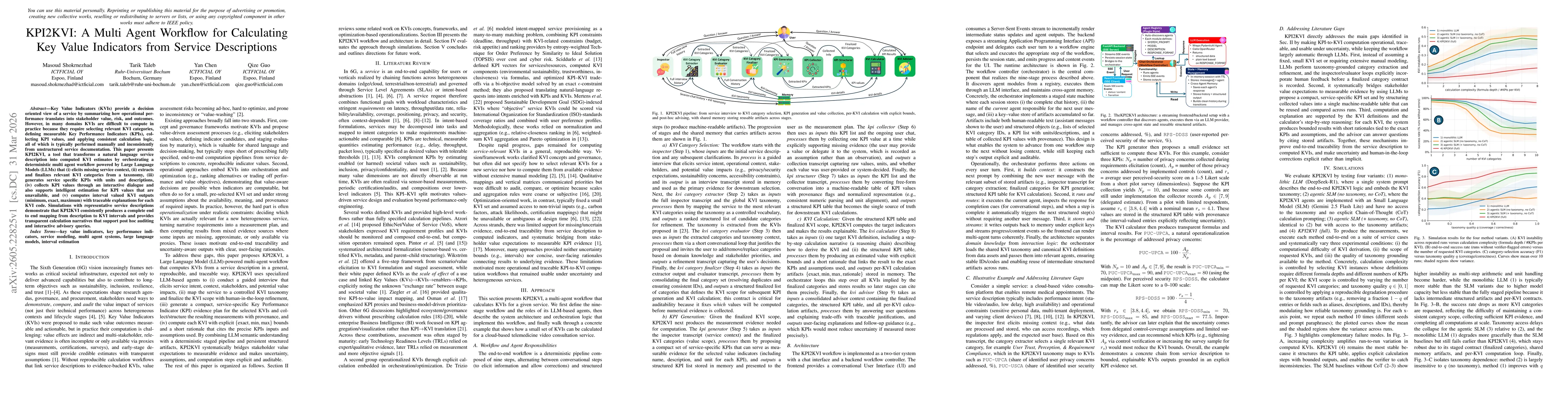Thumbnail for KPI2KVI: A Multi Agent Workflow for Calculating Key Value Indicators from Service Descriptions