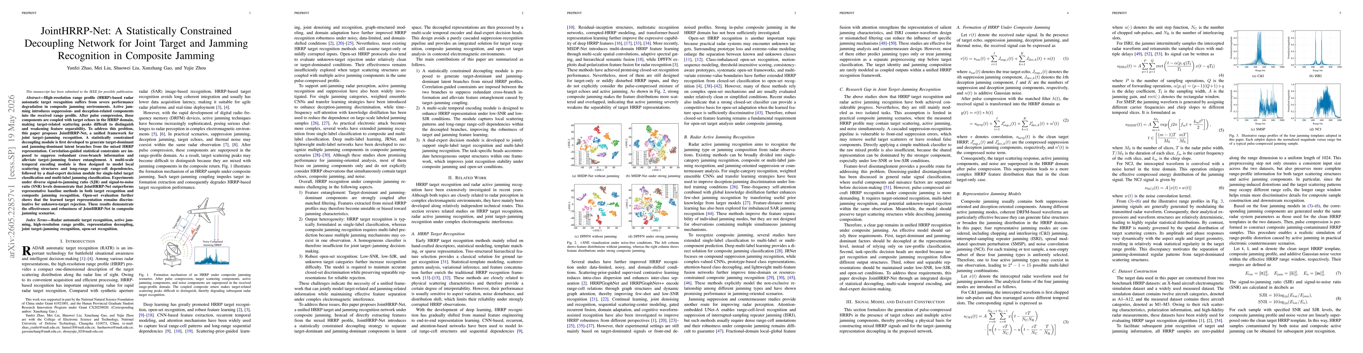 Thumbnail for JointHRRP-Net: A Statistically Constrained Decoupling Network for Joint Target and Jamming Recognition in Composite Jamming