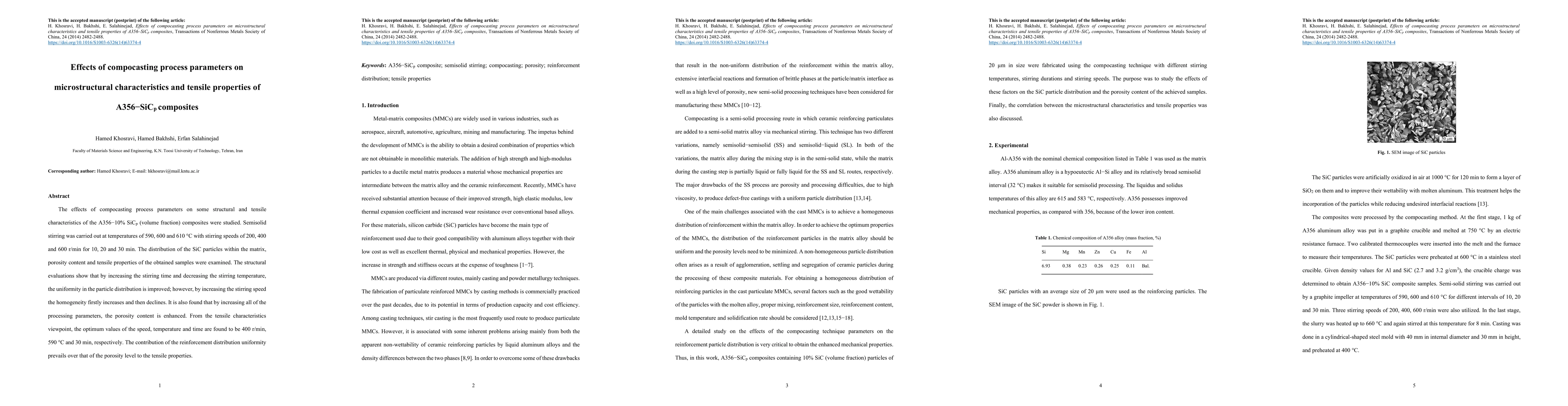Thumbnail for Effects of compocasting process parameters on microstructural characteristics and tensile properties of A356-SiCp composites