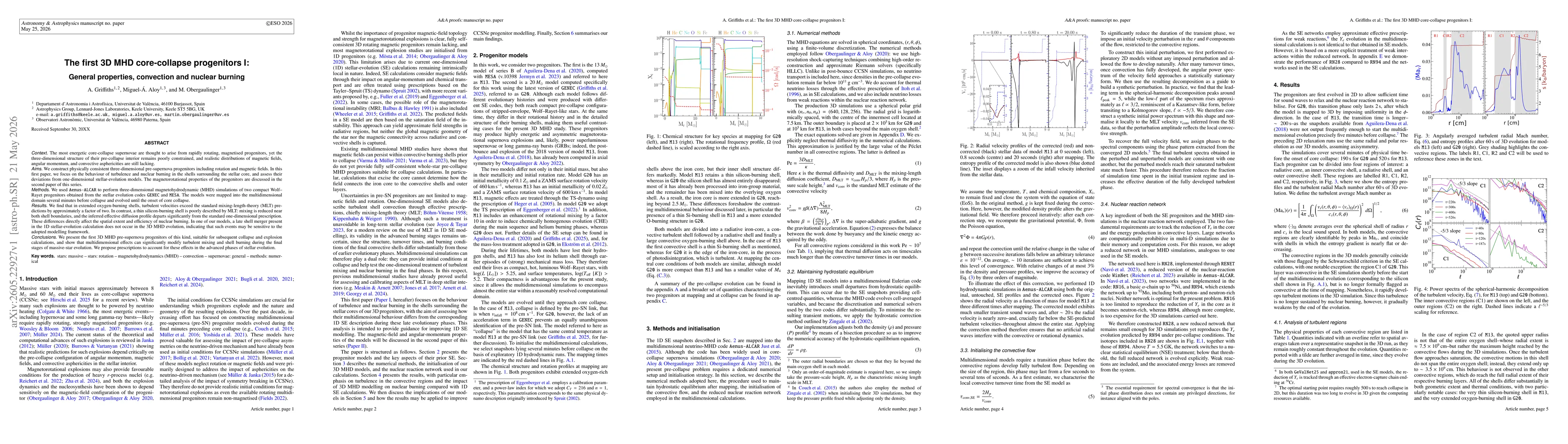 Thumbnail for The first 3D MHD core-collapse progenitors I: General properties, convection and nuclear burning