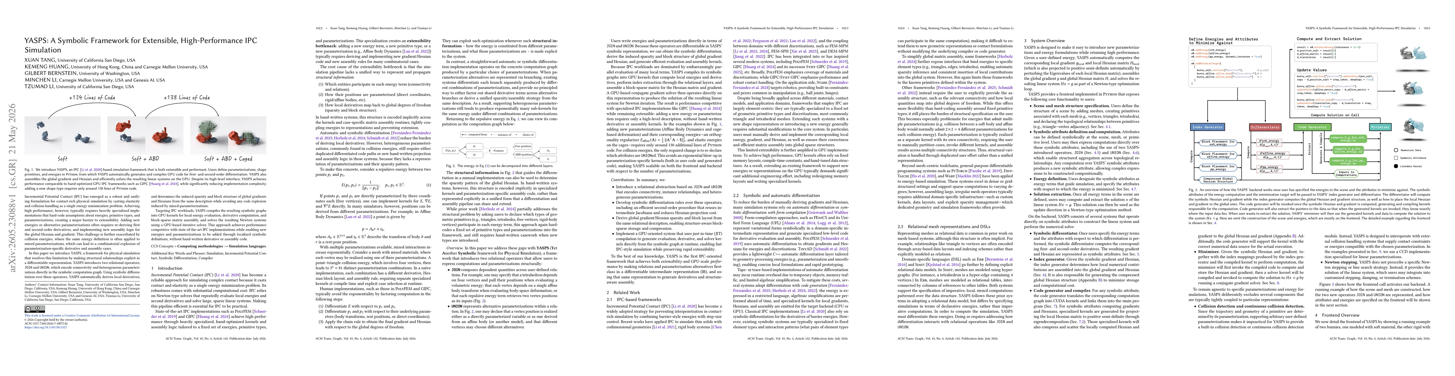 Thumbnail for YASPS: A Symbolic Framework for Extensible, High-Performance IPC Simulation