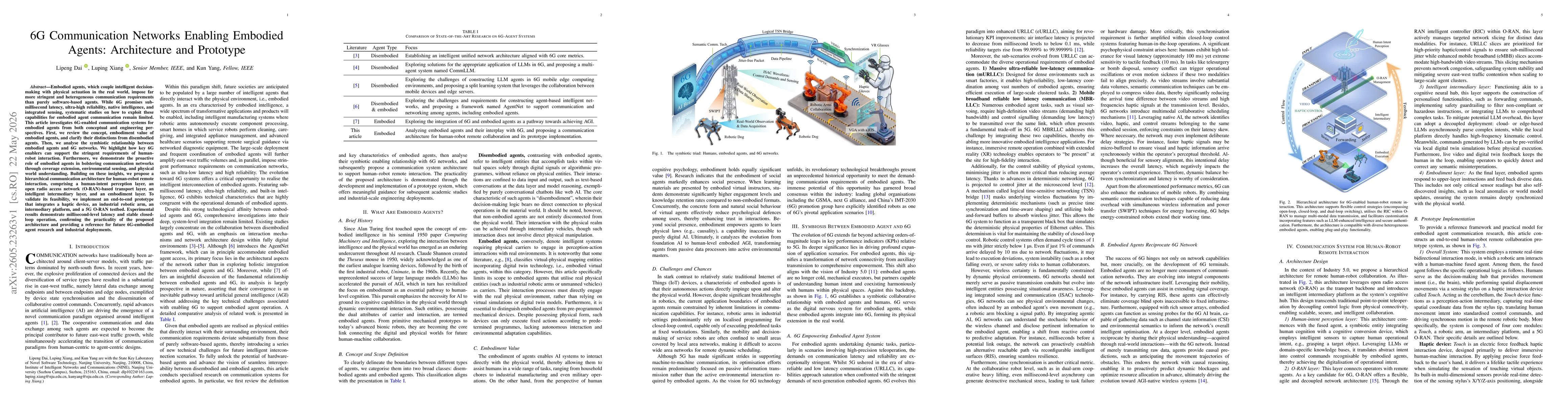 Thumbnail for 6G Communication Networks Enabling Embodied Agents: Architecture and Prototype