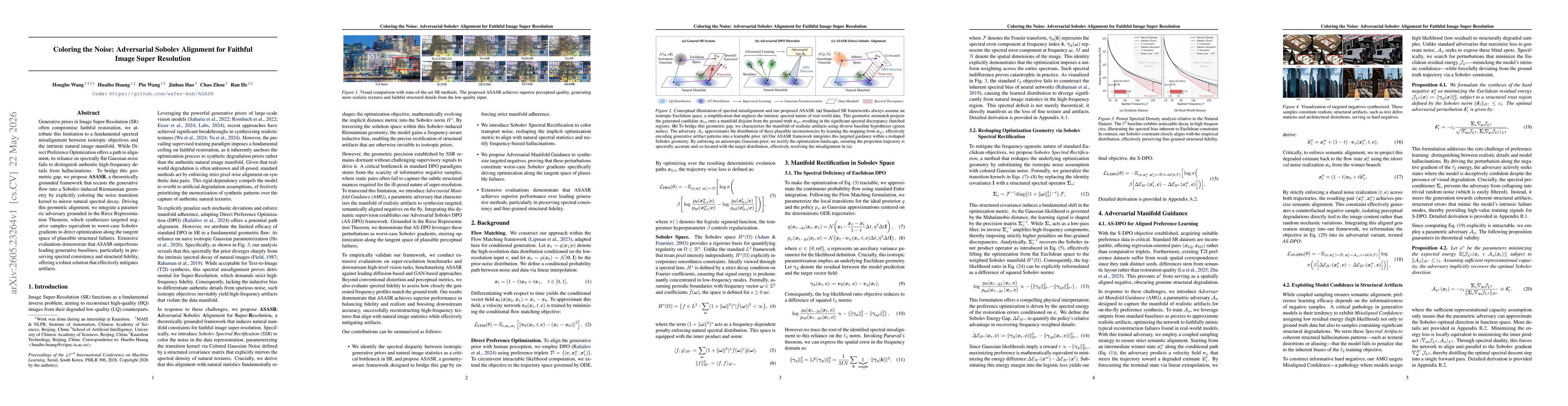 Thumbnail for Coloring the Noise: Adversarial Sobolev Alignment for Faithful Image Super Resolution
