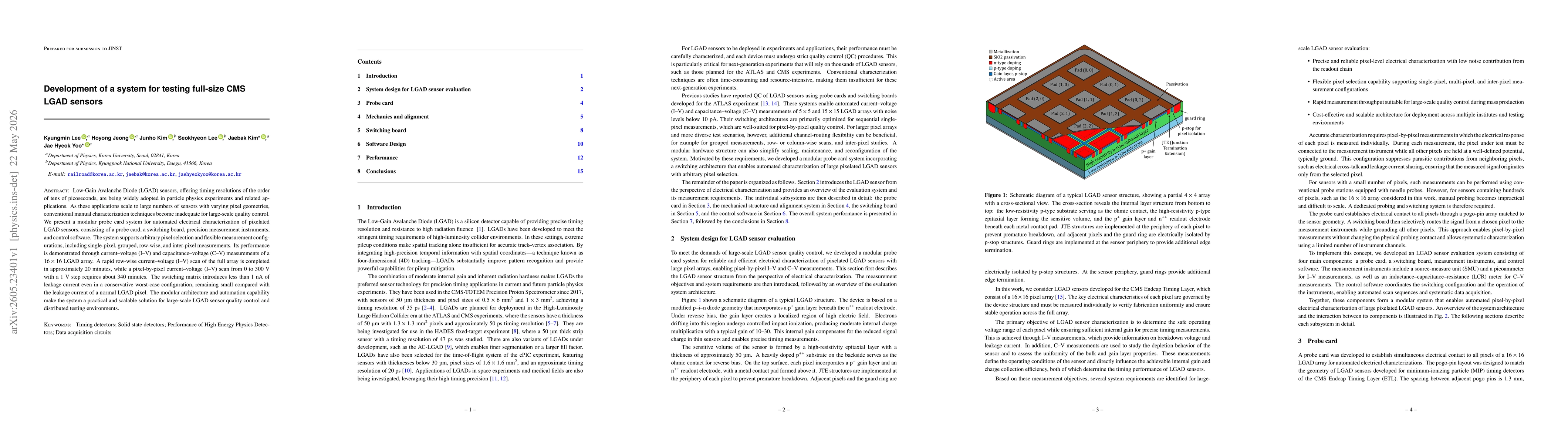 Thumbnail for Development of a system for testing full-size CMS LGAD sensors